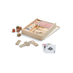 PLAYTIME. Zestaw gier 4 w 1 - Jasny naturalny