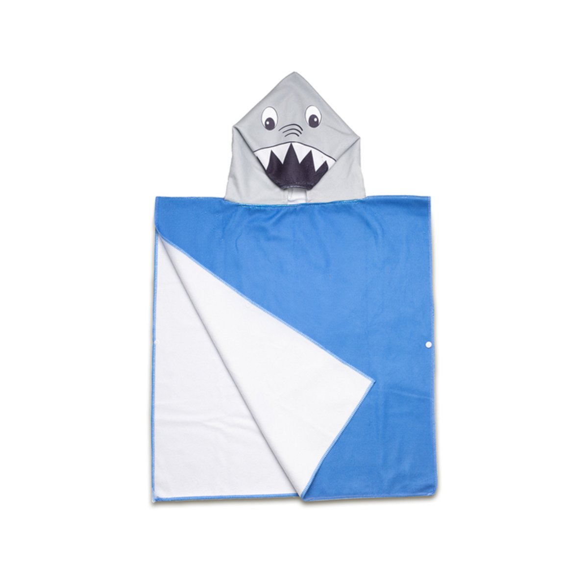 ponczo-recznik-z-kapturem-sharky-niebieski Ponczo-ręcznik z kapturem Sharky