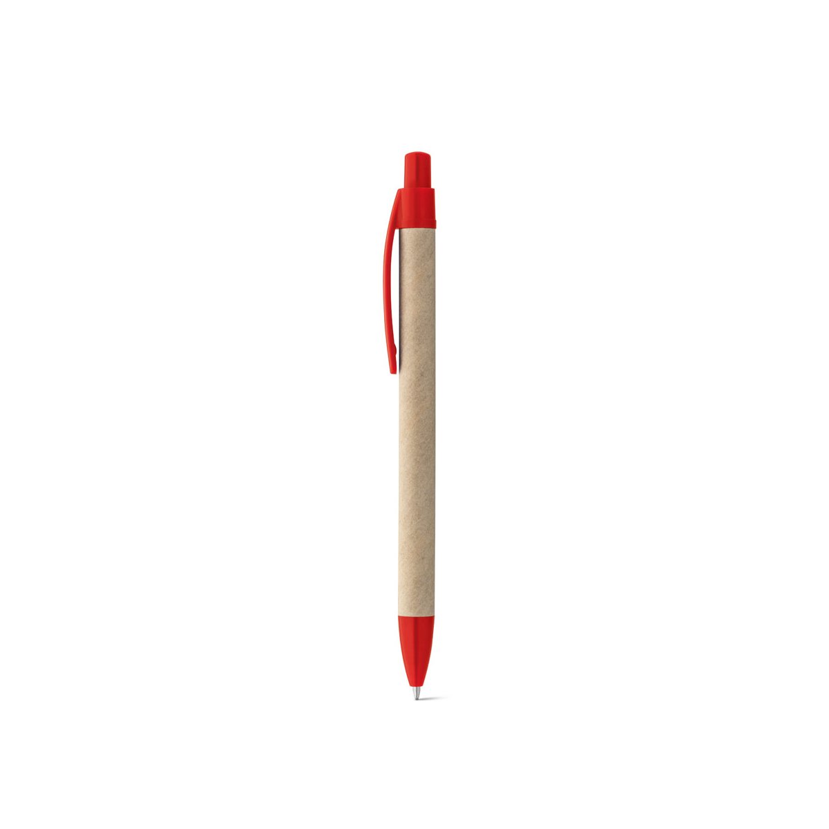 remi-dlugopis-z-papieru-kraftowego-SE91628-4 REMI. Długopis z papieru kraftowego - Czerwony