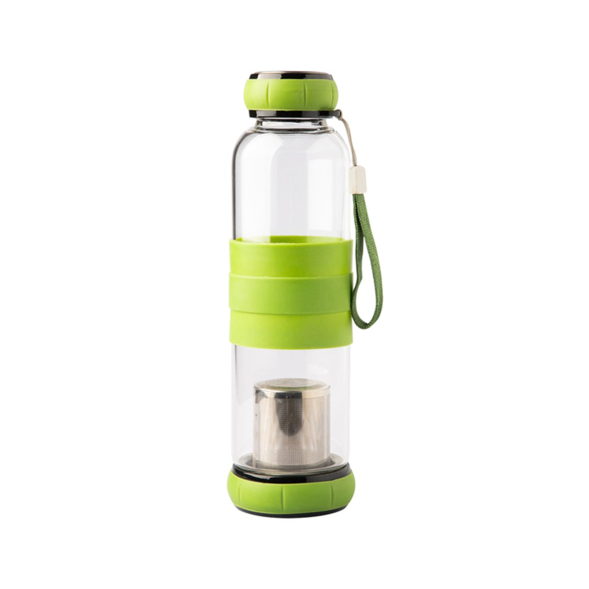 szklana-butelka-z-zaparzaczem-do-herbaty-sulmona-550-ml-zielony-2 Szklana butelka z zaparzaczem do herbaty Sulmona 550 ml