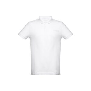 THC DHAKA WH. Męski polo t-shirt - Biały