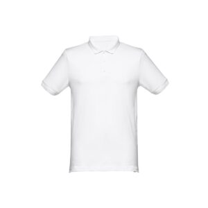 THC MONACO WH. Męski polo t-shirt - Biały