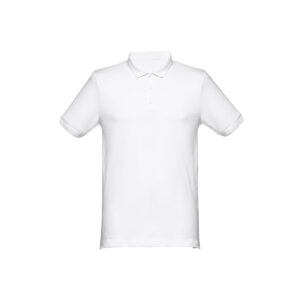 THC MONACO WH. Męski polo t-shirt - Biały