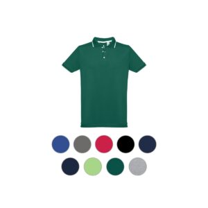 THC ROME Męski slim fit polo t-shirt