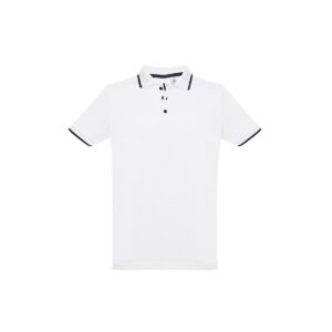 THC ROME WH Męski slim fit polo t-shirt