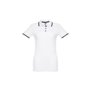 THC ROME WOMEN WH. Damski slim fit polo t-shirt - Biały