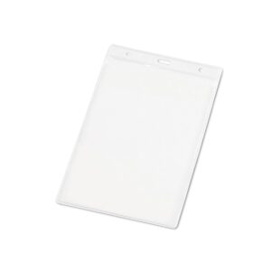 WHITMAN. Pionowe etui na identyfikator - Transparentny