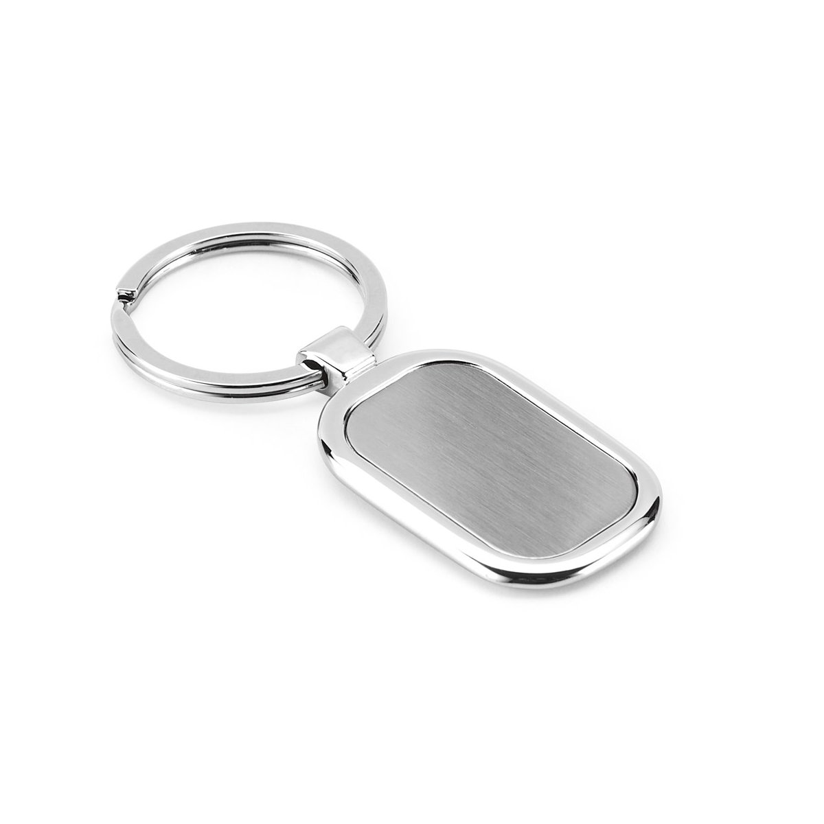 zabel-metalowy-brelok-SE93158-2 ZABEL. Metalowy brelok - Satynowy srebrny