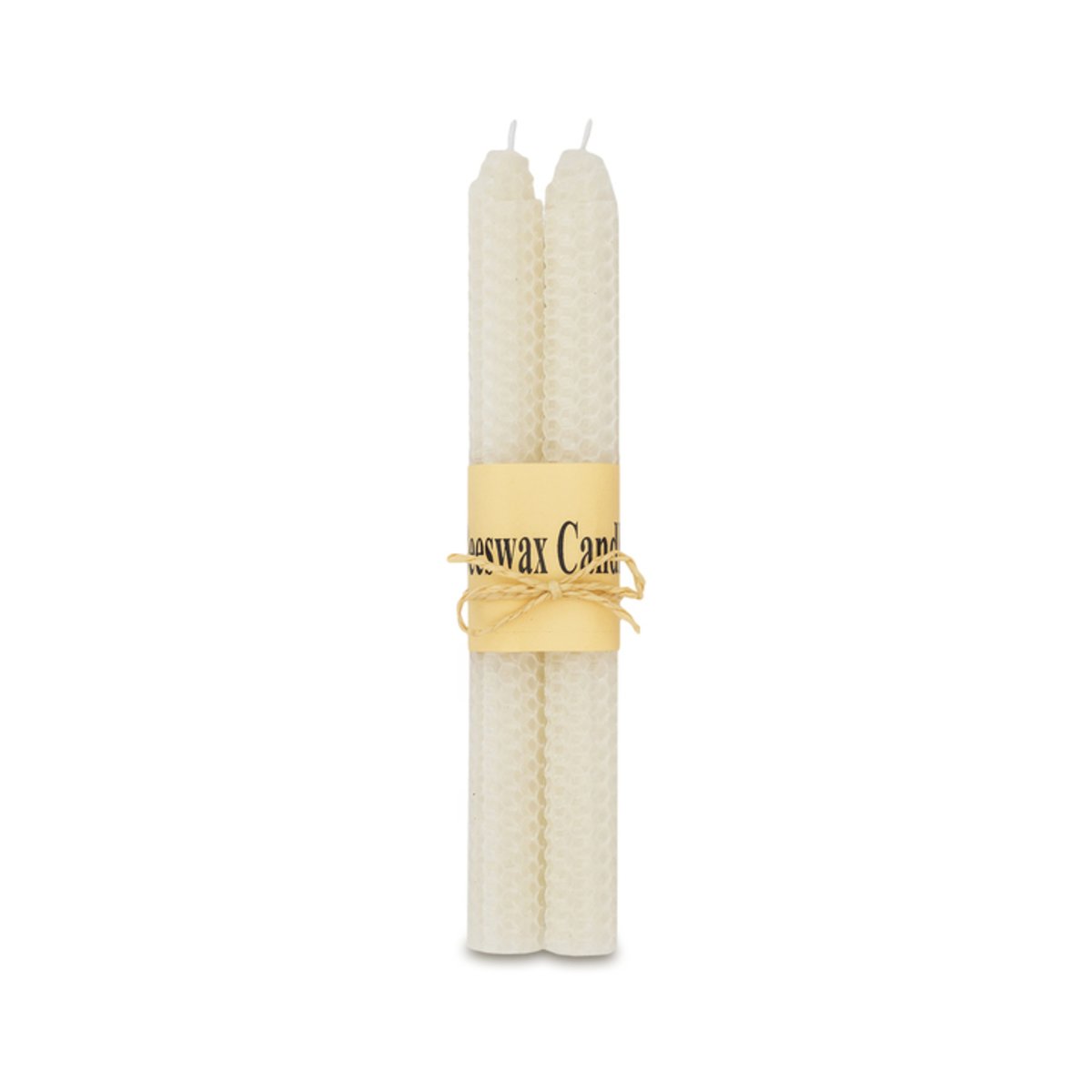 Zestaw 2 długich świec z wosku pszczelego Biella