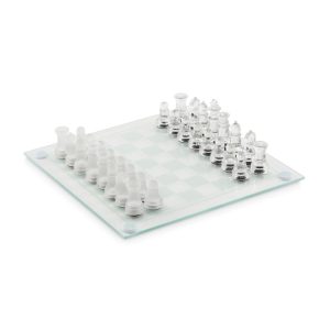 Szklany zestaw szachowy