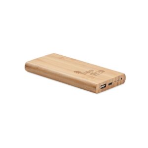 Bambusowy power bank 6000 mAh
