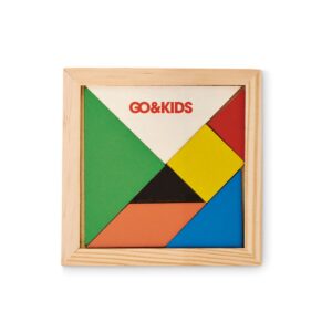 Drewniane puzzle Tangram
