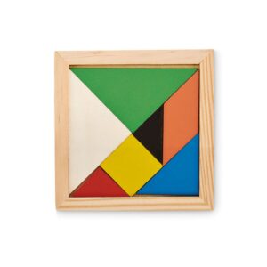 Drewniane puzzle Tangram