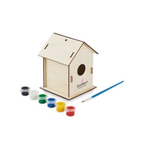 Drewniany domek dla ptaków DIY
