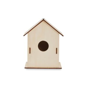 Drewniany domek dla ptaków DIY