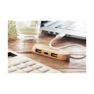 hub USB z podwójnym wejściem