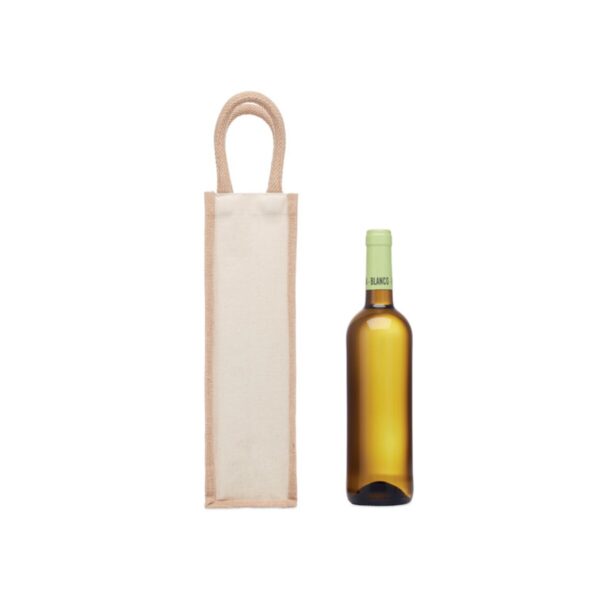 Jutowa torba na wino/1 butelka