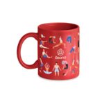 Kolorowy kubek ceramiczny