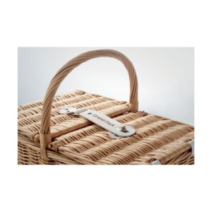 Kosz wiklinowy dla 4 osób