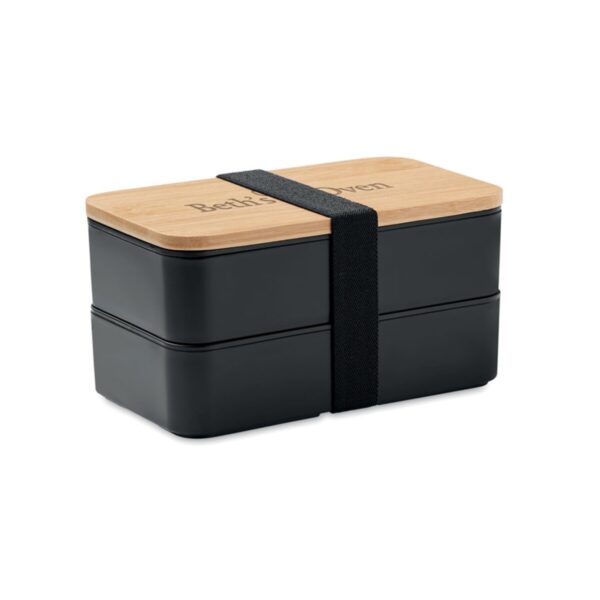 Lunch box z bambusową pokrywką