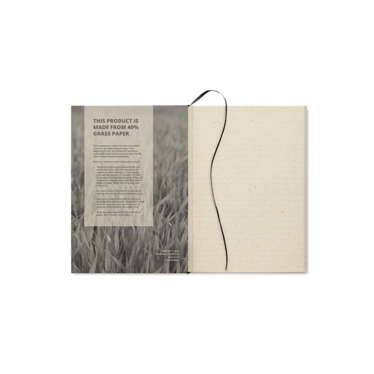 Notes A5 papier z trawy - GRASS NOTES