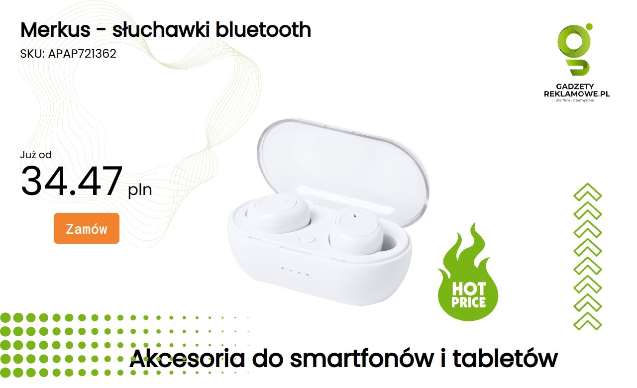 Merkus - słuchawki bluetooth Merkus słuchawki bluetooth