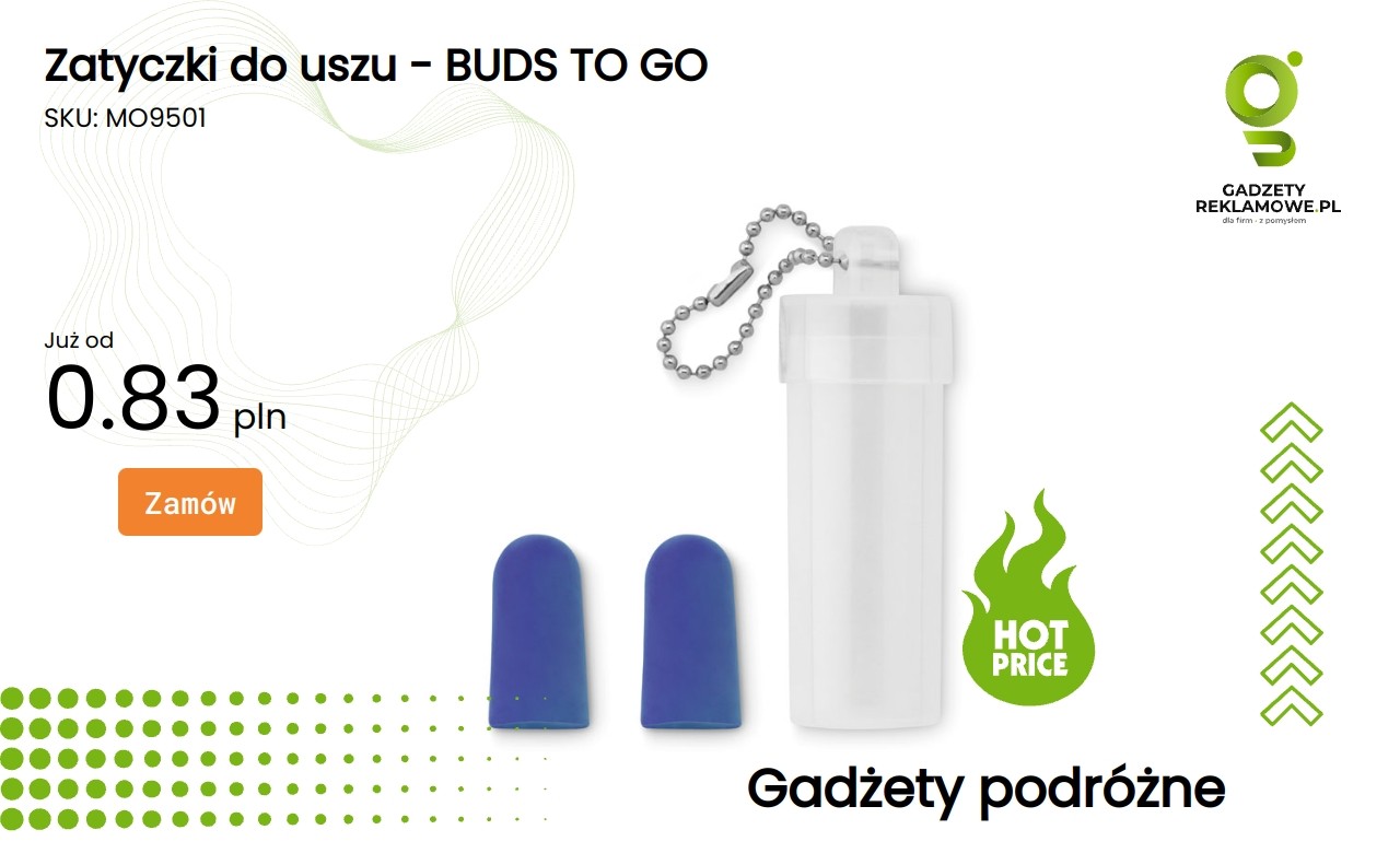 Zatyczki do uszu Buds to Go