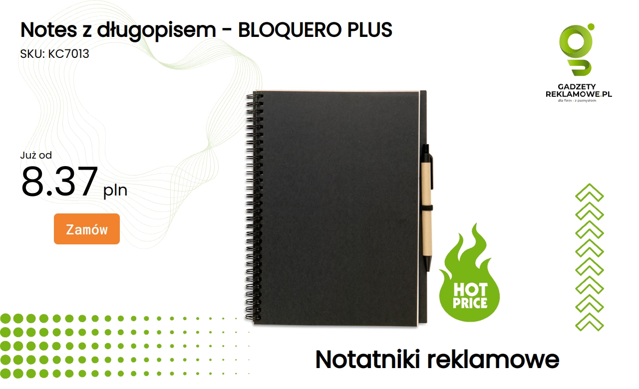 Notes z długopisem Bloquero Plus