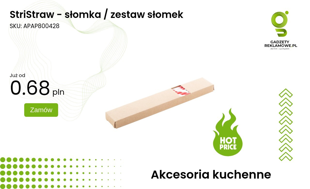 StriStraw - słomka / zestaw słomek StriStraw – zestaw słomek ekologicznych