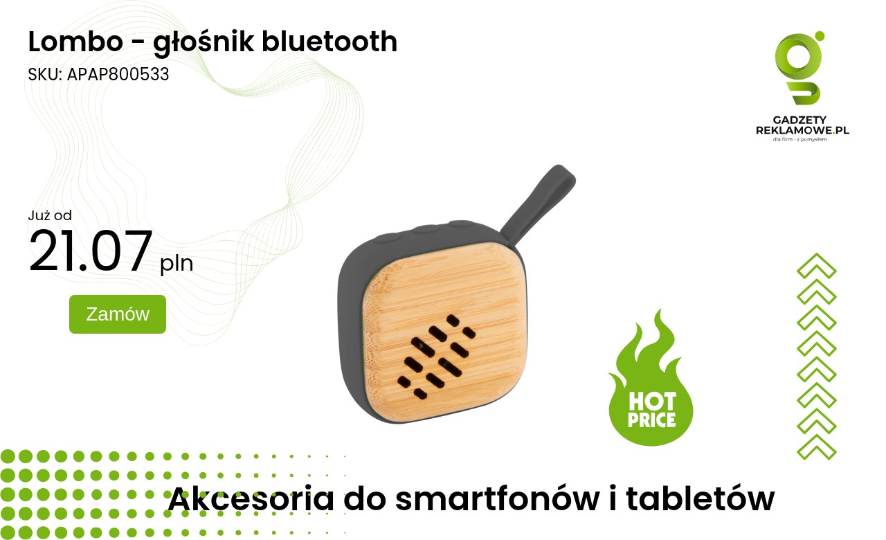 Lombo - głośnik bluetooth Lombo – głośnik bluetooth