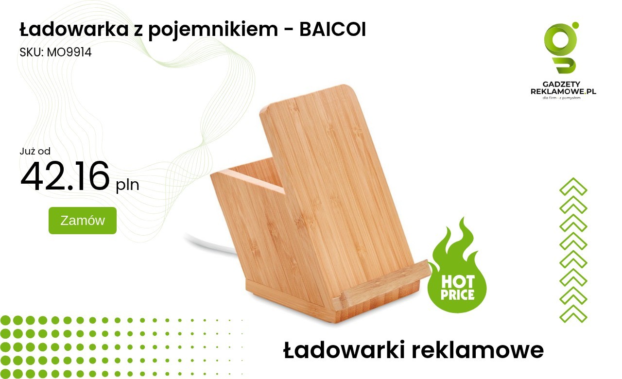 Ładowarka z pojemnikiem - BAICOI Ładowarka z pojemnikiem BAICOI