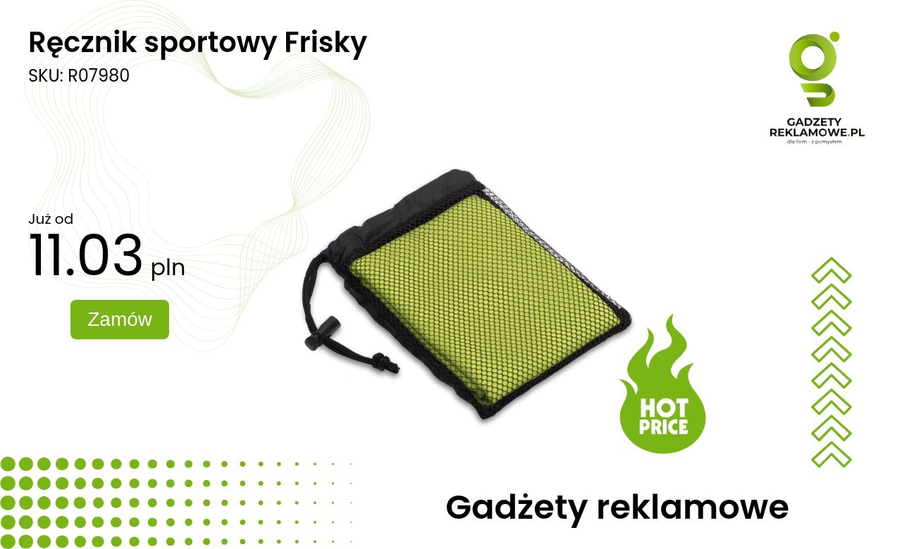 Ręcznik sportowy Frisky Ręcznik sportowy Frisky idealny do ćwiczeń