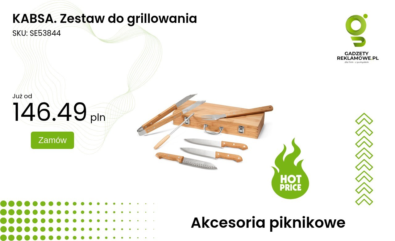 Zestaw do grillowania KABSA na zewnątrz