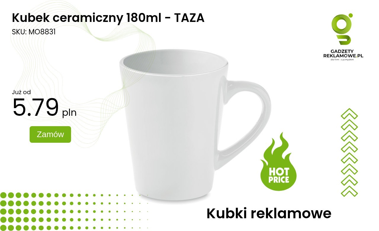 Kubek ceramiczny 180 ml TAZA