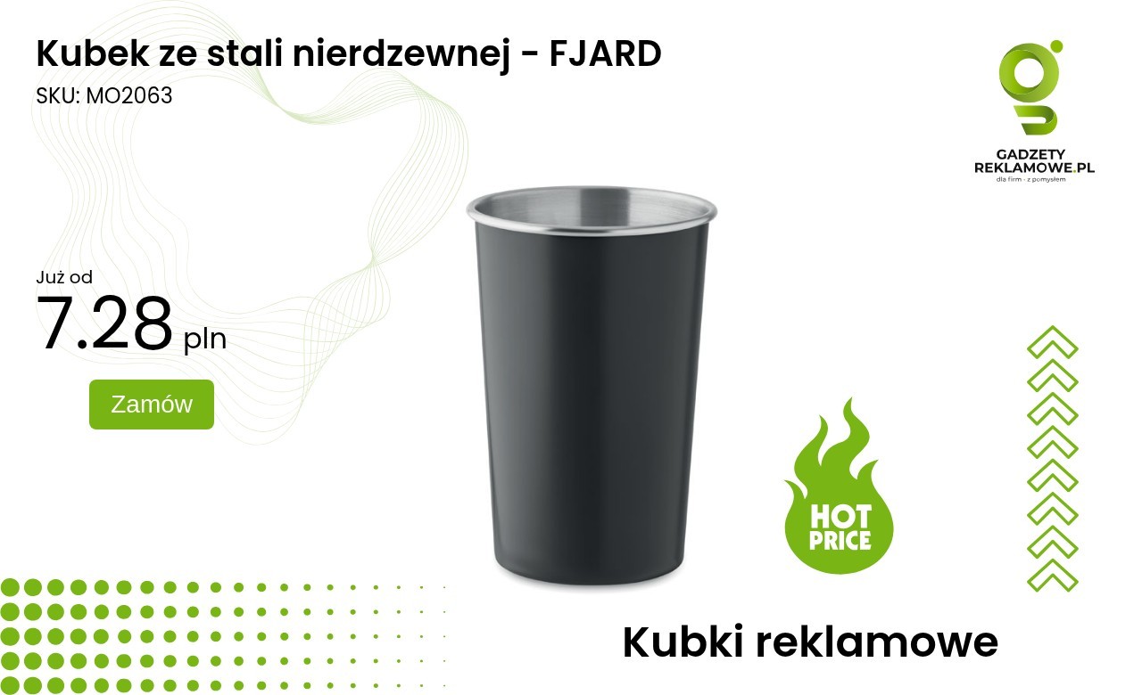 Kubek ze stali nierdzewnej FJARD