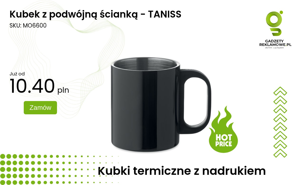 Kubek z podwójną ścianką - TANISS Kubek z podwójną ścianką TANISS