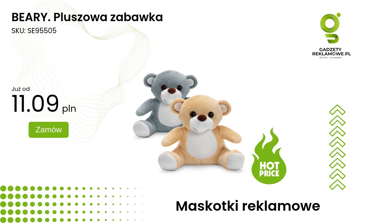 BEARY. Pluszowa zabawka Pluszowa zabawka BEARY na prezent