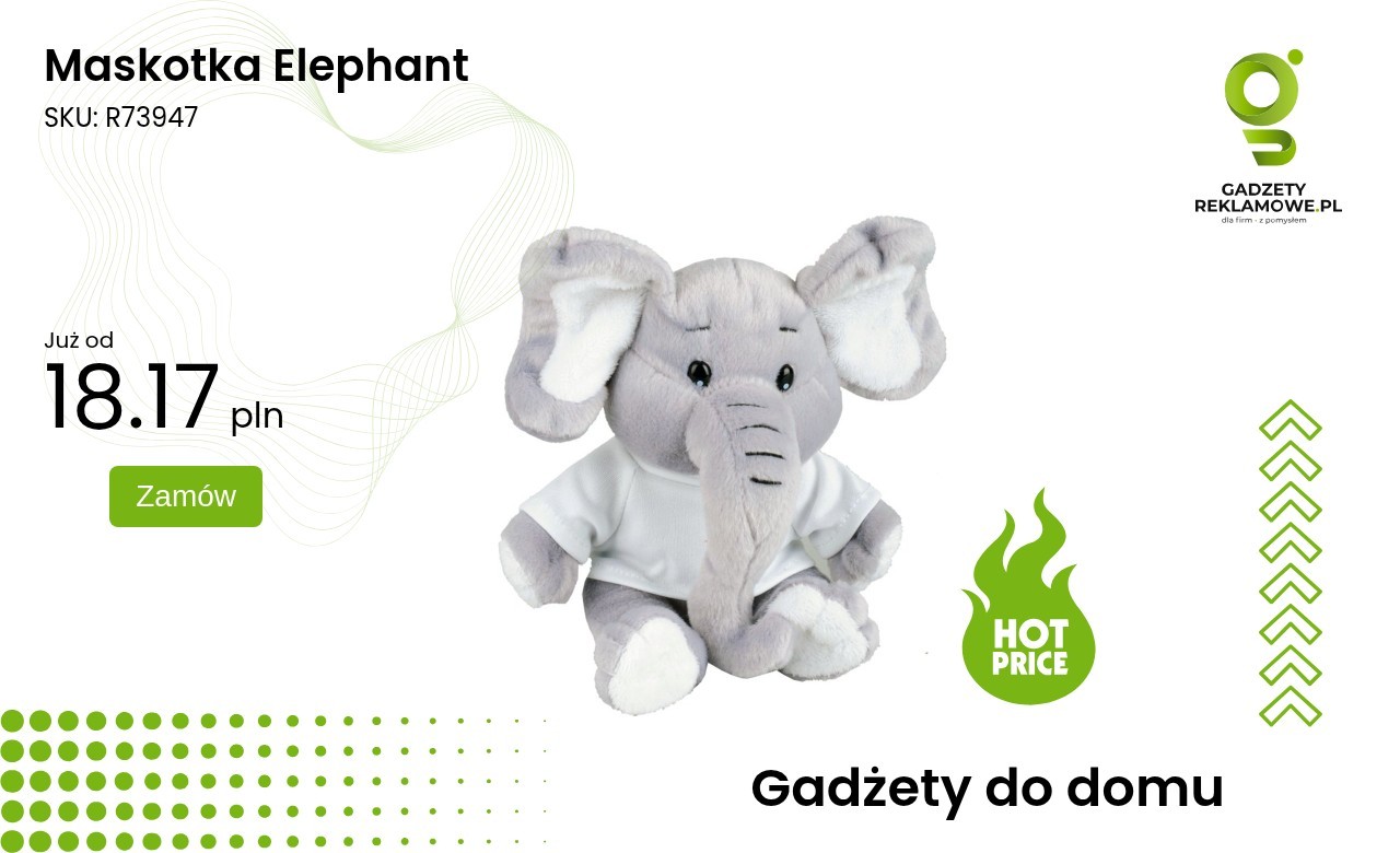 Maskotka Elephant maskotka w kształcie słonia