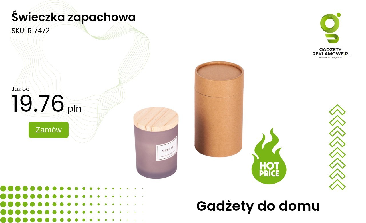 Świeczka zapachowa Świeczka zapachowa w eleganckim opakowaniu