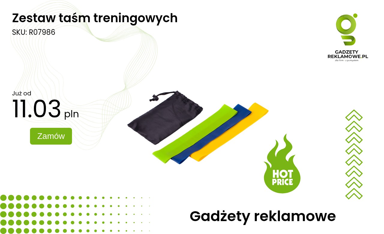 Zestaw taśm treningowych Zestaw taśm treningowych do ćwiczeń