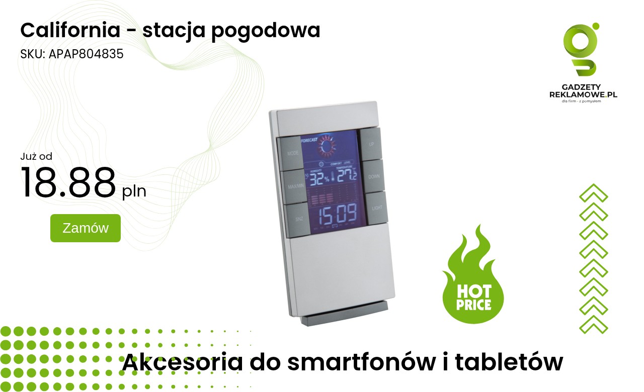 California - stacja pogodowa Stacja pogodowa California w użyciu