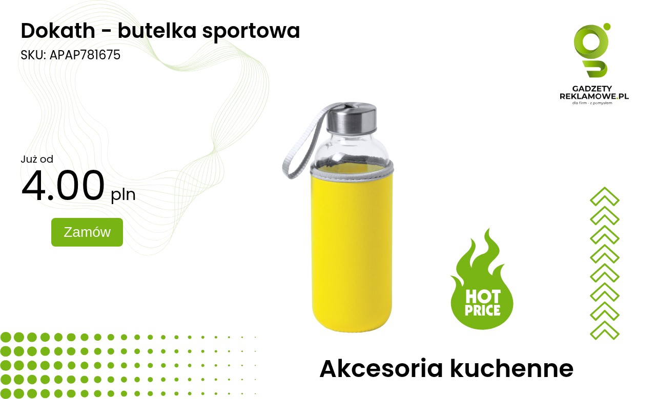 Dokath - butelka sportowa Butelka sportowa marki Dokath