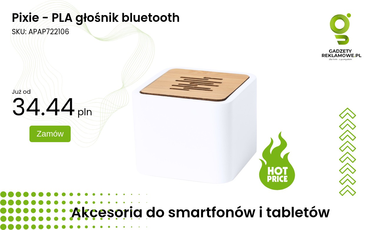 Pixie - PLA głośnik bluetooth Pixie PLA głośnik bluetooth