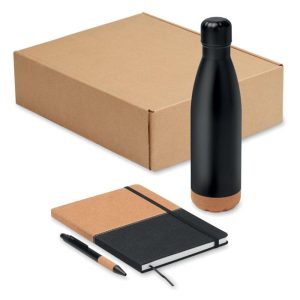 3-częściowy zestaw upominkowy CADEAU - czarny