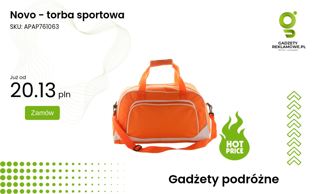 Novo - torba sportowa Nowoczesna torba sportowa Novo