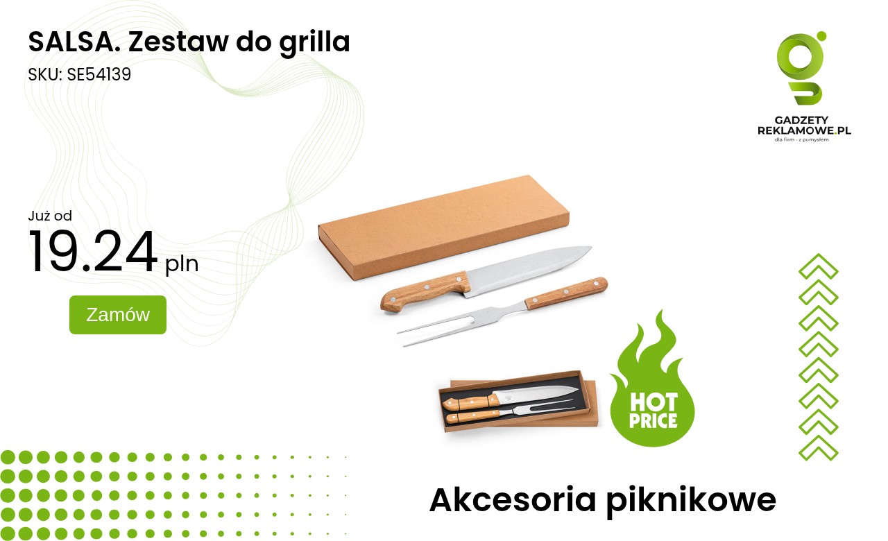 SALSA. Zestaw do grilla Zestaw do grilla marki SALSA