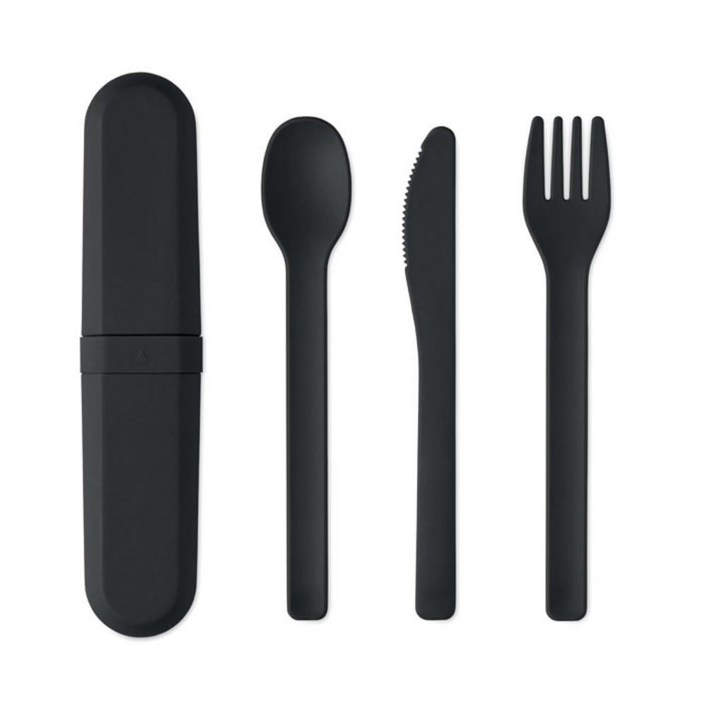 Zestaw sztućców w etui z PLA BITEFUL mo2743-03