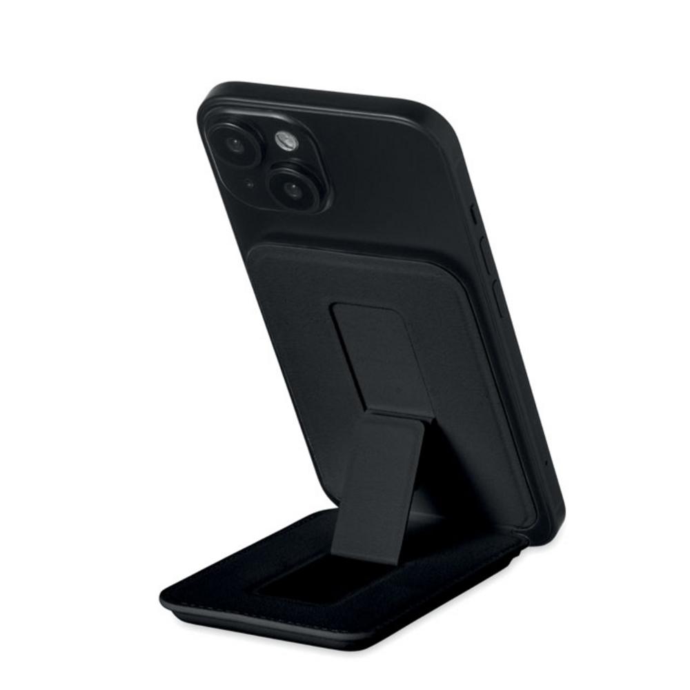Akcesoria do smartfonów z logo – magnetyczne etui na kartę karta stand mo2983-03-side Magnetyczne etui na kartę KARTA STAND mo2983-03-side