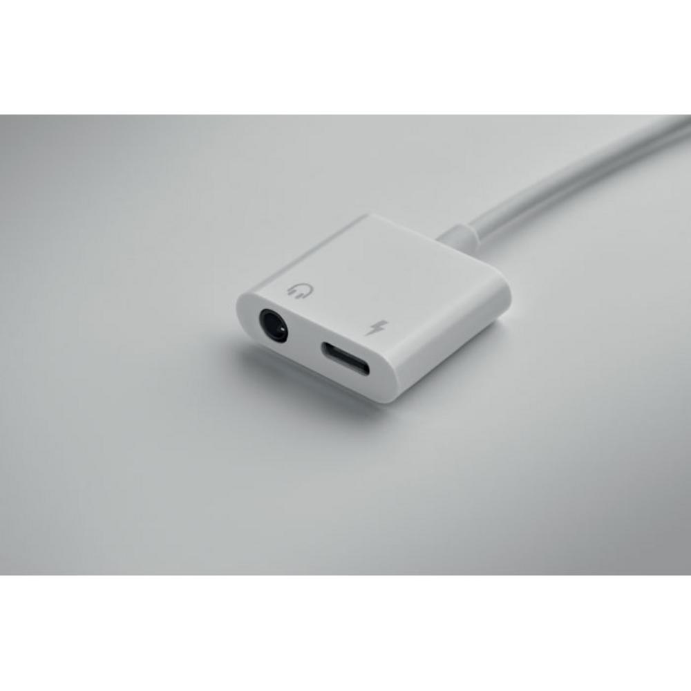 Akcesoria do smartfonów z logo – rozgałęźnik audio abs typu c koenet mo2496-06-detail Rozgałęźnik audio ABS typu C KOENET mo2496-06-detail