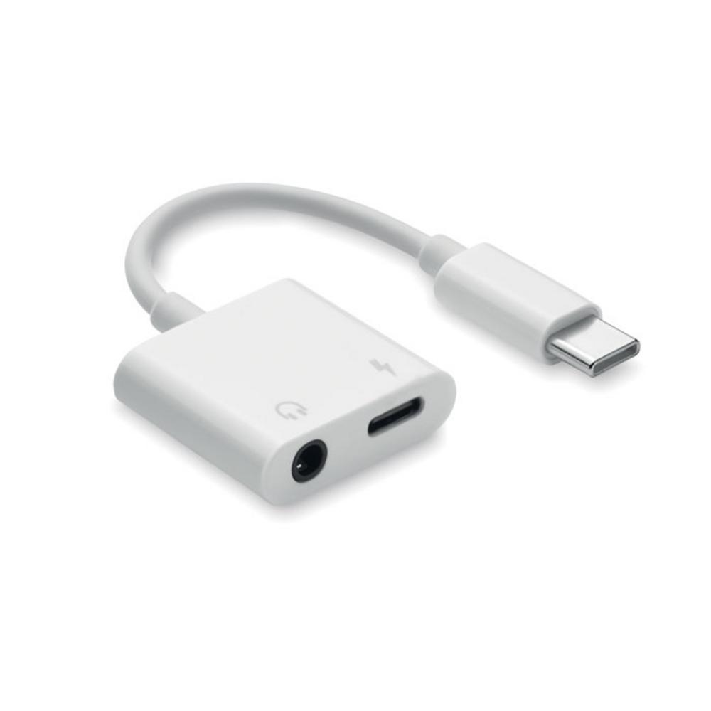 Akcesoria do smartfonów z logo – rozgałęźnik audio abs typu c koenet mo2496-06 Rozgałęźnik audio ABS typu C KOENET mo2496-06